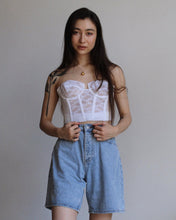 Load image into Gallery viewer, 1980s White Lace Bustier
