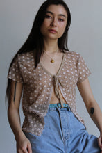 Load image into Gallery viewer, 1990s Sheer Daisy Lace Blouse