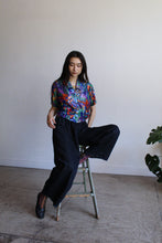 Load image into Gallery viewer, 1980s Metallic Animal Print Blouse