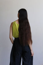Load image into Gallery viewer, 1980s Chartreuse Silk Tank