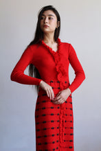 Load image into Gallery viewer, Crissa Linea Italiana Wool Maxi Dress