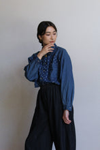 Load image into Gallery viewer, 1980s Polka Dot Cropped Blouse