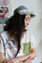 Load image into Gallery viewer, Centered Lace Blue Bonnet