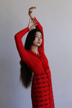 Load image into Gallery viewer, Crissa Linea Italiana Wool Maxi Dress