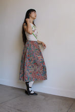 Load image into Gallery viewer, Collage Print Midi Skirt