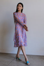 Load image into Gallery viewer, Lou Rose Santa Barbara Silk Ruffle Dress