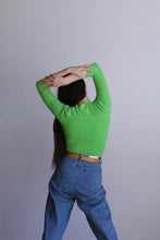 Load image into Gallery viewer, 1980s Knit Lime Green Sweater
