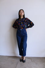 Load image into Gallery viewer, Floral Sweatshirt Blouse