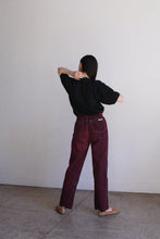 Load image into Gallery viewer, 1990s Calvin Klein Burgundy Jeans