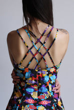 Load image into Gallery viewer, Lanz Originals School of Fish Cotton Jumpsuit