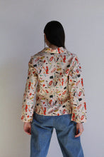 Load image into Gallery viewer, 1990s Kokeshi Doll Print Top