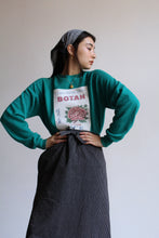 Load image into Gallery viewer, Botan Raglan Sweatshirt Turquoise