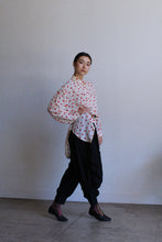 Load image into Gallery viewer, 1980s Long Polka Dot Silk Blouse