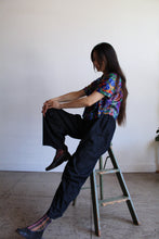 Load image into Gallery viewer, 1980s Metallic Animal Print Blouse