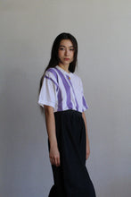 Load image into Gallery viewer, 1980s Purple Striped Tee