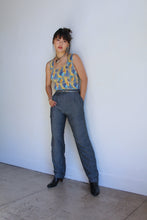 Load image into Gallery viewer, 1980s Blue Iridescent Pleated Trousers