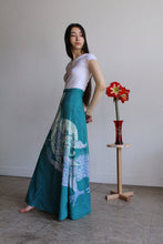 Load image into Gallery viewer, 1970s Dragon Print Wrap Skirt