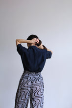 Load image into Gallery viewer, Midnight Silk Button Up