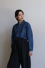 Load image into Gallery viewer, 1980s Polka Dot Cropped Blouse