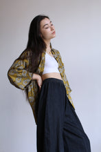 Load image into Gallery viewer, Paisley Okra Button Up