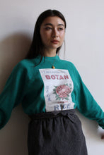 Load image into Gallery viewer, Botan Raglan Sweatshirt Turquoise