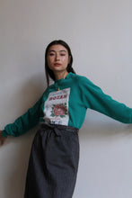 Load image into Gallery viewer, Botan Raglan Sweatshirt Turquoise