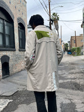 Load image into Gallery viewer, Cool Hand Luke Vintage Patchwork Trench Coat