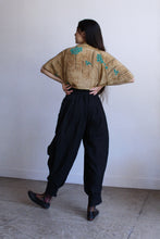 Load image into Gallery viewer, 1980s Silk Bamboo Print Blouse
