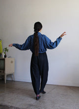 Load image into Gallery viewer, 1980s Polka Dot Cropped Blouse