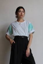 Load image into Gallery viewer, Mint Green Slouchy Striped Tee