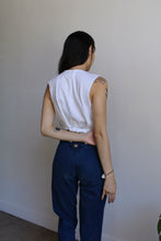 Load image into Gallery viewer, White Pearl Lace Vest