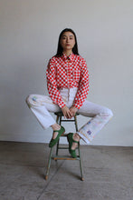 Load image into Gallery viewer, Saks Fifth Avenue Checkered Blouse