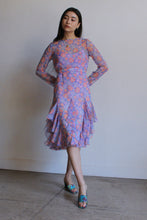Load image into Gallery viewer, Lou Rose Santa Barbara Silk Ruffle Dress