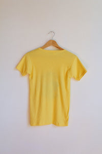 Flower of the Dragon Vintage Yellow Tee is