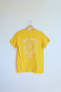 Flower of the Dragon Bright Yellow Vintage Tee