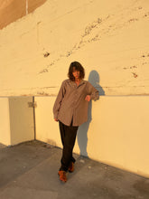 Load image into Gallery viewer, Vintage Brown Pierre Cardin Oxford Dress Shirt
