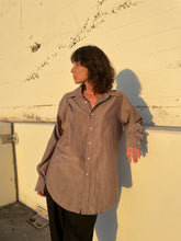 Load image into Gallery viewer, Vintage Brown Pierre Cardin Oxford Dress Shirt