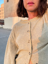 Load image into Gallery viewer, 1980s Soft Heather Yellow Raglan Cardigan