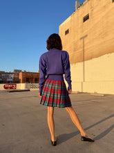 Load image into Gallery viewer, 1980s Purple Button Neck Wool Sweater