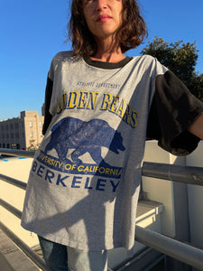 1990s Heather Grey UC Berkeley Golden Bears Athletic Tee