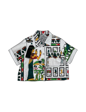 Load image into Gallery viewer, MADE-TO-ORDER | Hieroglyphics Crop Top