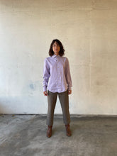 Load image into Gallery viewer, Vintage Georgio Armani Lavender Striped Cotton Dress Shirt
