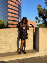 Load image into Gallery viewer, 1990s Black Satin Mini Skirt