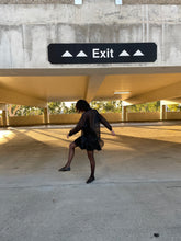 Load image into Gallery viewer, 1990s Black Satin Mini Skirt