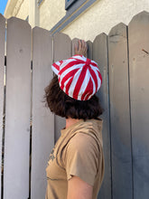 Load image into Gallery viewer, 1980s Saks Fifth Ave Red &amp; White Cotton Cap