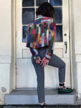 Load image into Gallery viewer, Reworked 1980s Patchwork Print Tent Blouse