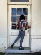 Load image into Gallery viewer, Reworked 1980s Patchwork Print Tent Blouse