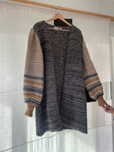 Load image into Gallery viewer, 1970s Brown Space Dyed Open Cardigan Sweater