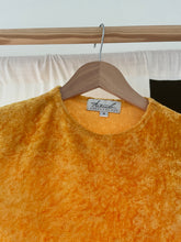 Load image into Gallery viewer, 1990s Yellow Fuzzy Bodycon Tee