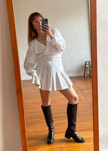 Load image into Gallery viewer, 1980s White Pleated Tennis Skirt